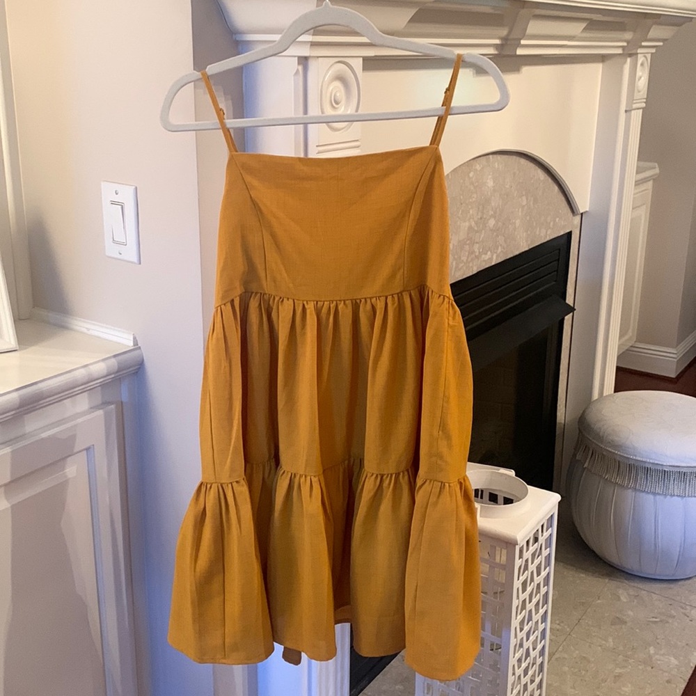 Cami Ruffle Mango Dress NWT